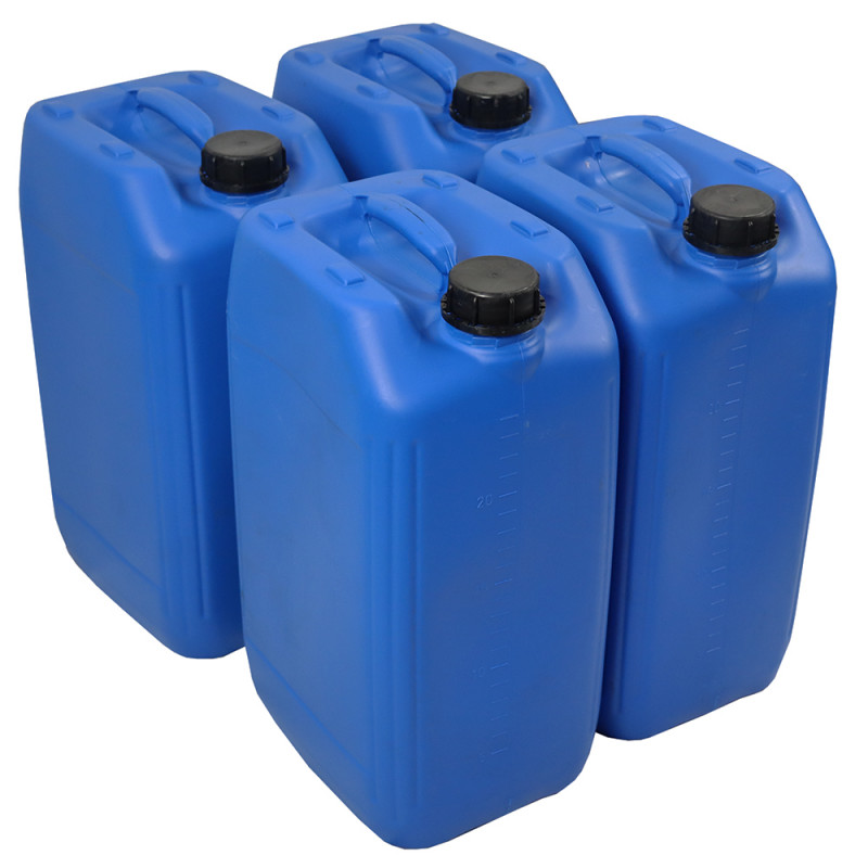 Dunk, PE-HD, fyrkantig, blå, utan lock, 30 liter