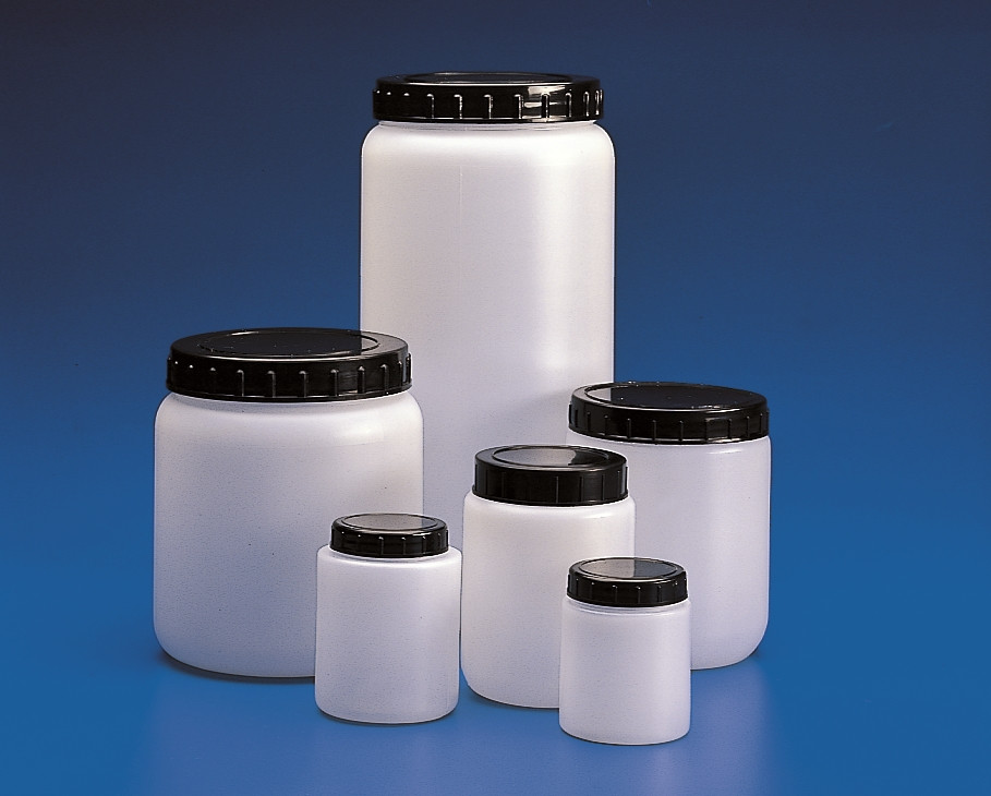 Provbehållare, PE, med innerlock, Ø69x94 mm, 250ml