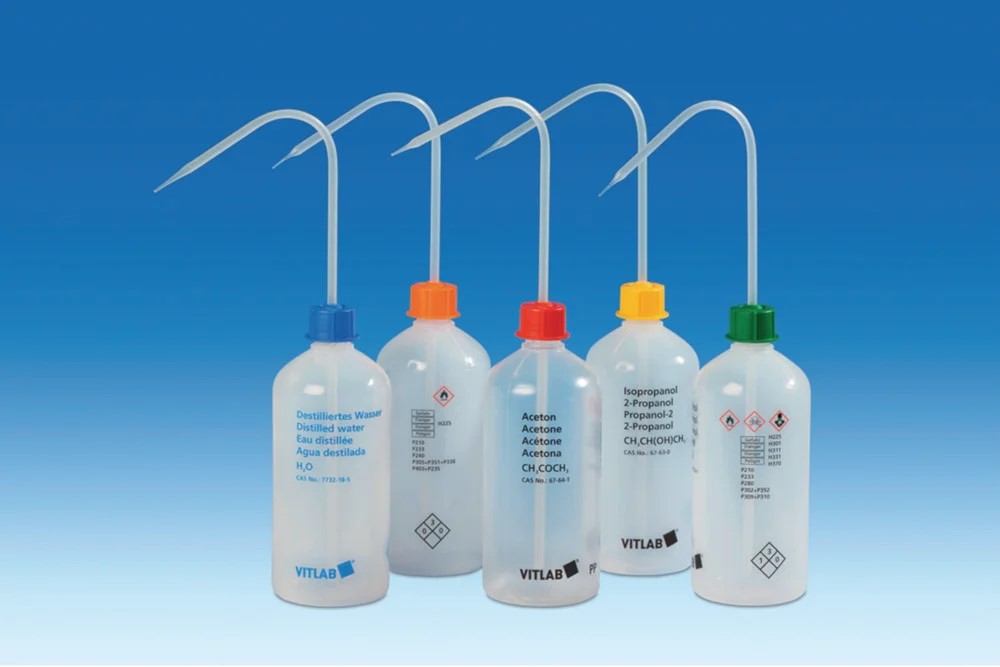 Sprutflaska, smal hals, etanol, 250 ml