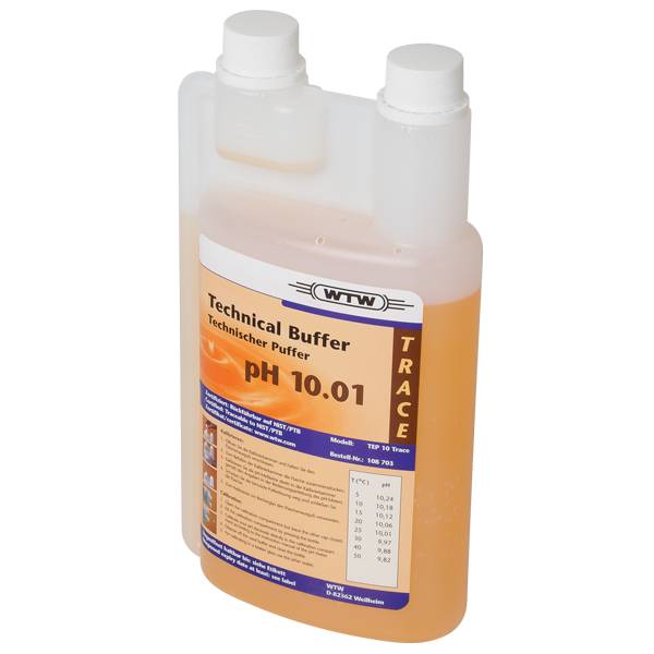 [51108703] Buffert, teknisk, WTW, orange, pH 10,01 ±0,03, 1000 mL