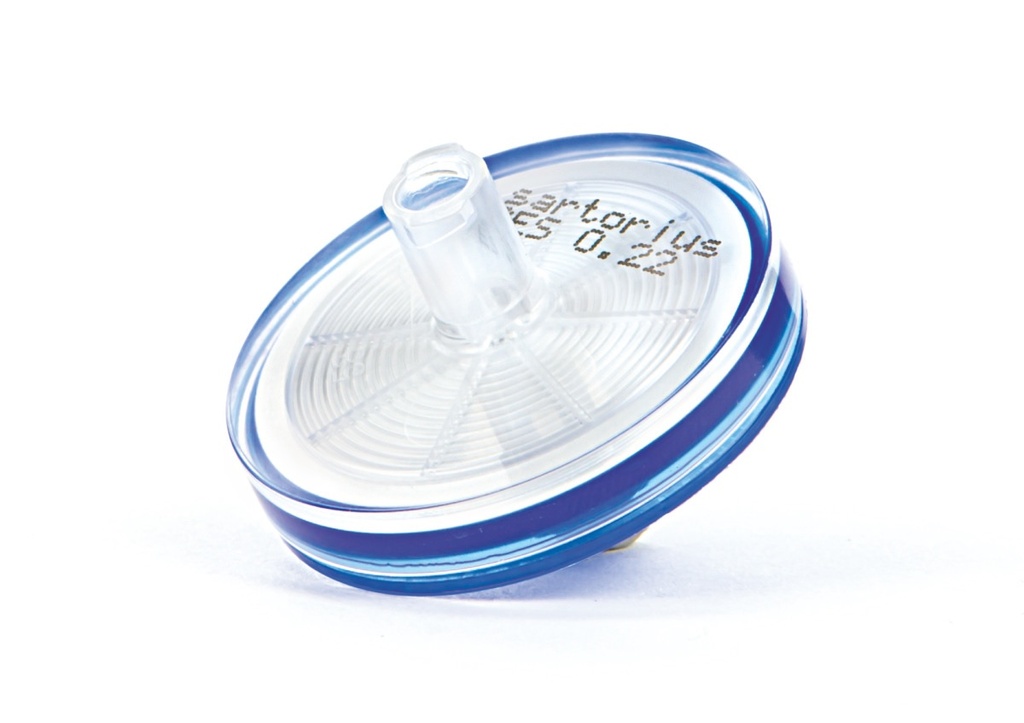 [1471210024] Sprutfilter, Sartorius Minisart High Flow, PES, Ø28 mm, 0,22 µm, steril EO, 50 st.