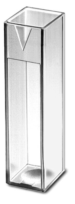 Brand makro UV-kyvett, 2,5 - 4,5 ml