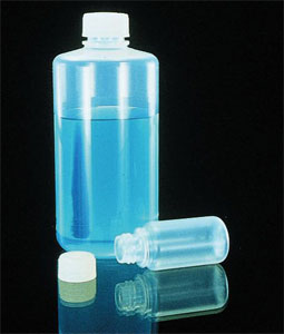Flaska, teflon FEP, smal hals, med lock, 60 ml