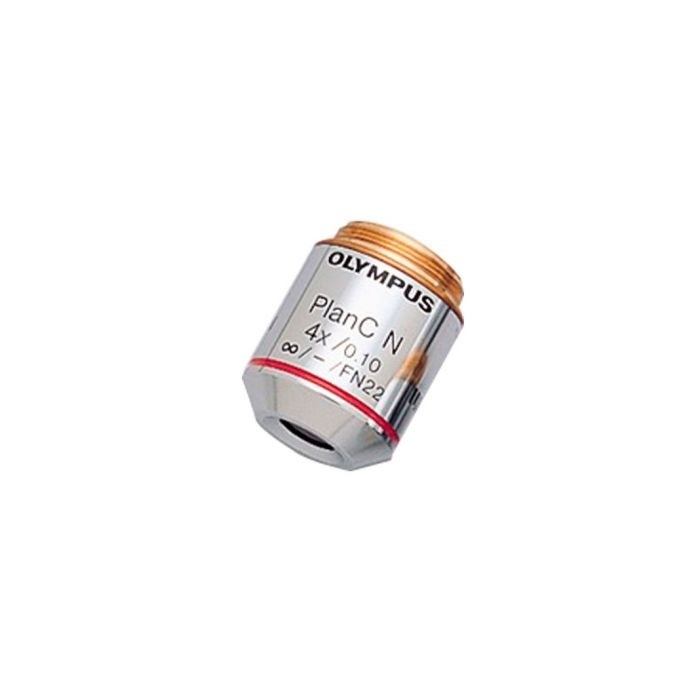 Objective, Olympus PLCN4X/0.1 Plan Achromat C, 4x, FN22