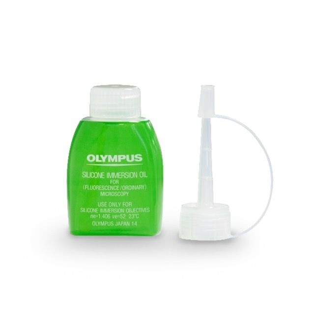Immersion oil, Olympus, silicon, n=1,406, 30 mL