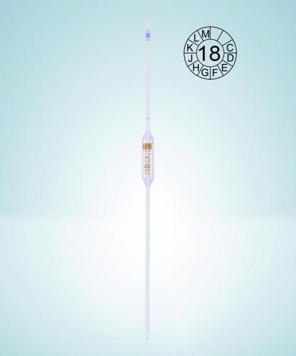 Vollpipett, Hirschmann, kl. AS, 325 mm, 1 ml