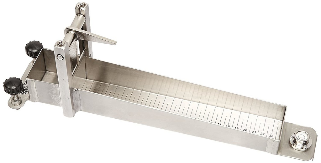 Bostwick Consistometer, steel, 76x140x356
