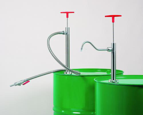 Handpump, SS/PTFE, nedsänkningsdjup 360 mm