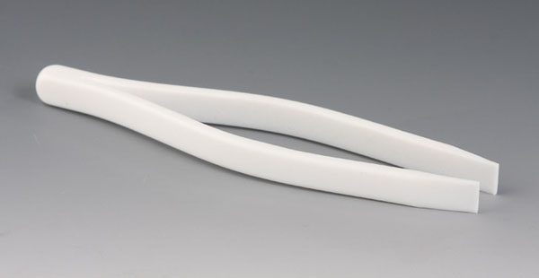 Trubbig PTFE pincett, 200 mm lång