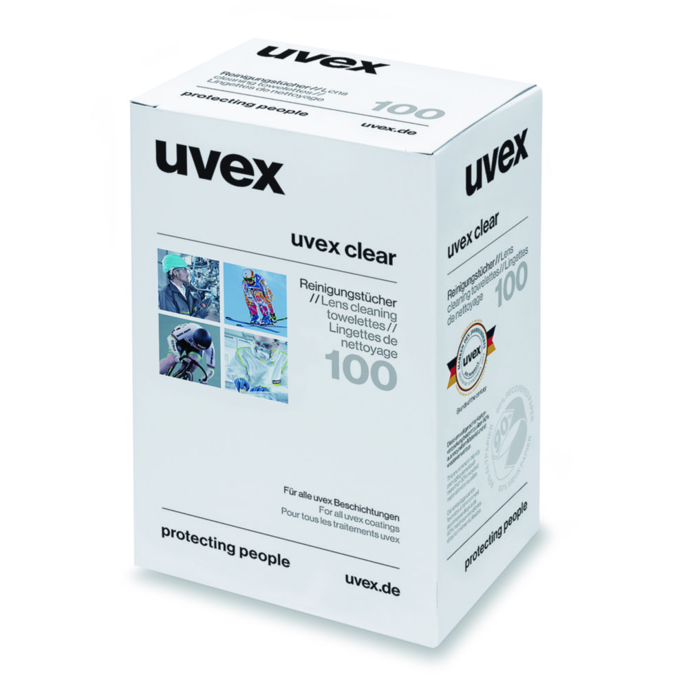 [6200654] Rengöringsservetter, uvex clear 9963, 100 st.