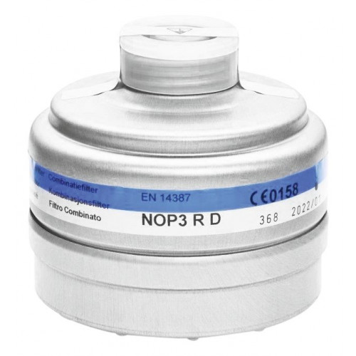 [6201023] Kombinationsfilter, BartelsRieger 86 NOSt, skruvgänga, skyddskl. NO-P3 R D