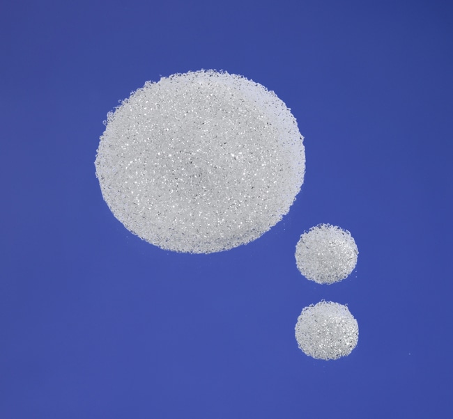 Filterplatta i sintrat glas, ROBU VitraPOR, Ø20 mm, por. por. 3, 16-40 µm, 10 stk