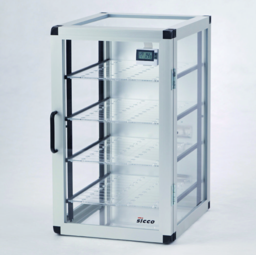 Exsickator, Auto-Star m/magnetlås, PMMA, 310x375x525 mm, 45 liter