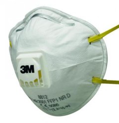 Andningsskydd, 3M 8812, FFP1 NR D, cool-flow ventil