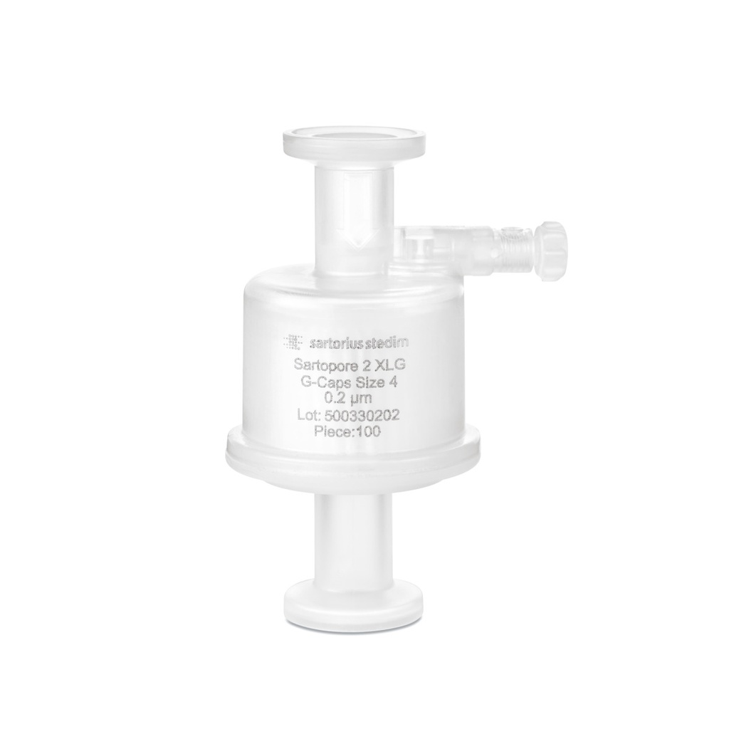 Filterkapsel, Sartorius Sartofluor, 0,015 m2, 0,20 µm, till slangar 1/4", 5 st.