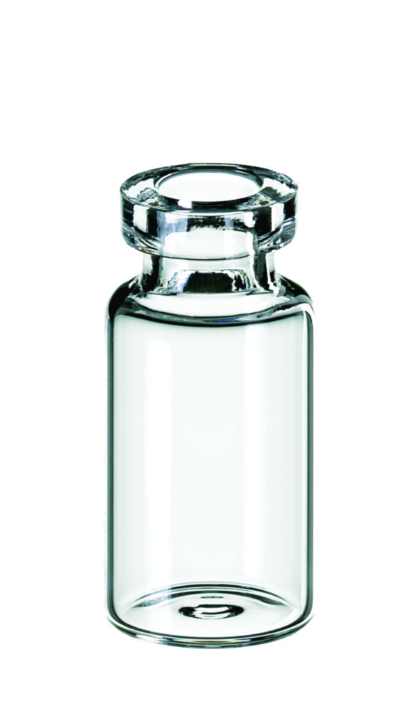 Vialer m. krage, LLG, N 13 crimp, 2 mL, klar