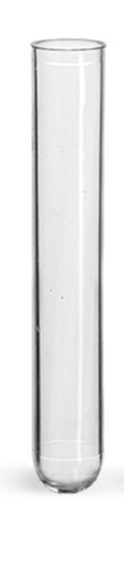 Engångscentrif.rör,PS,cylindriska, 16x100 mm,10 ml