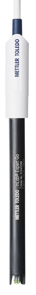 pH-elektrod, Mettler-Toledo InLab Expert Go, plast, gel, NTC, BNC/RCA 1,8 m