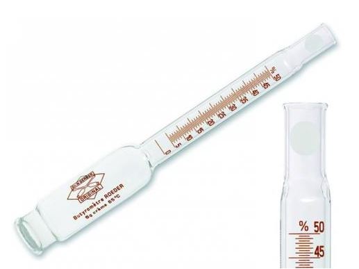 Ostbutyrometer, 0 - 20% fett : 0,2%