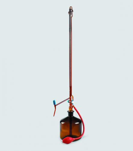 Automatbyrett 10:0,02 ml, brunt glas, kl. AS