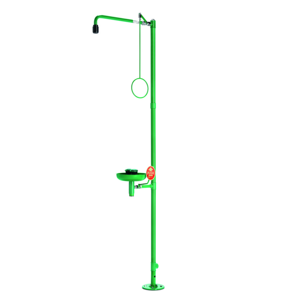 [6239810] Fristående nöddusch med skål, B-safety classicline, bottenmontering