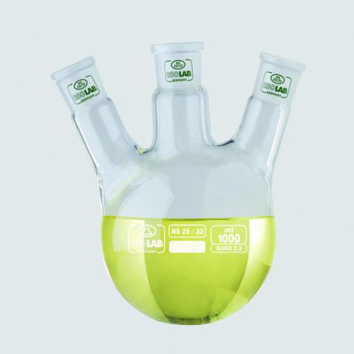 Rundkolv, 3 halsar, cent:NS29, sida: NS29, 500 ml