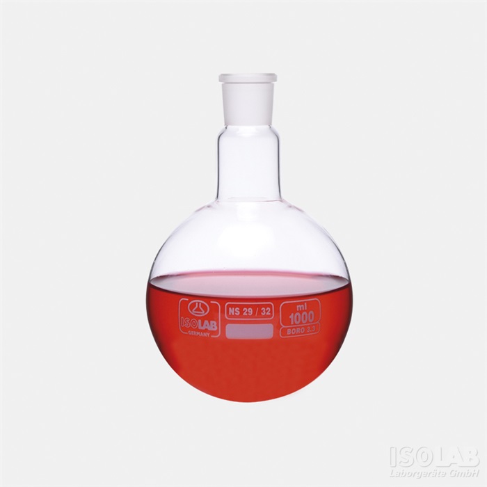 Rundkolv med NS29, 1000 ml
