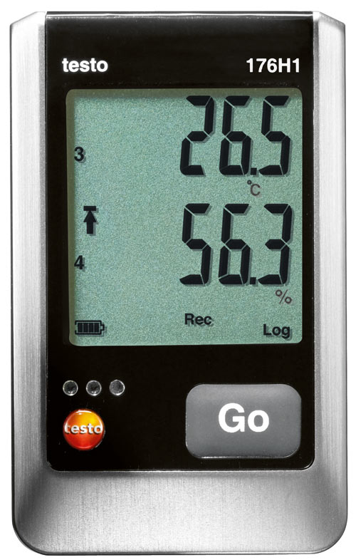 Testo 176-H1 temperatur og RH logger