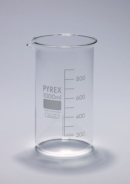 [6254003] Bägarglas 10 ml, h.f. Pyrex® borosilikatglas