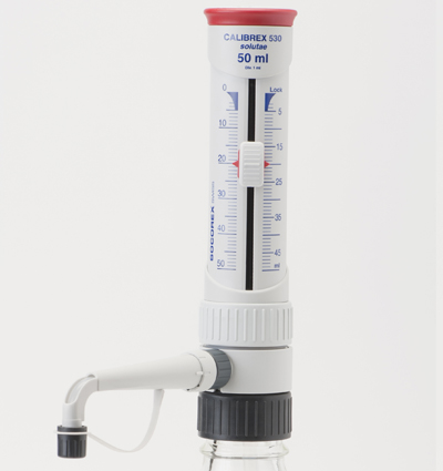 [6261222] Dispenser Calibrex solutae, m/ventil, 5 - 50 ml