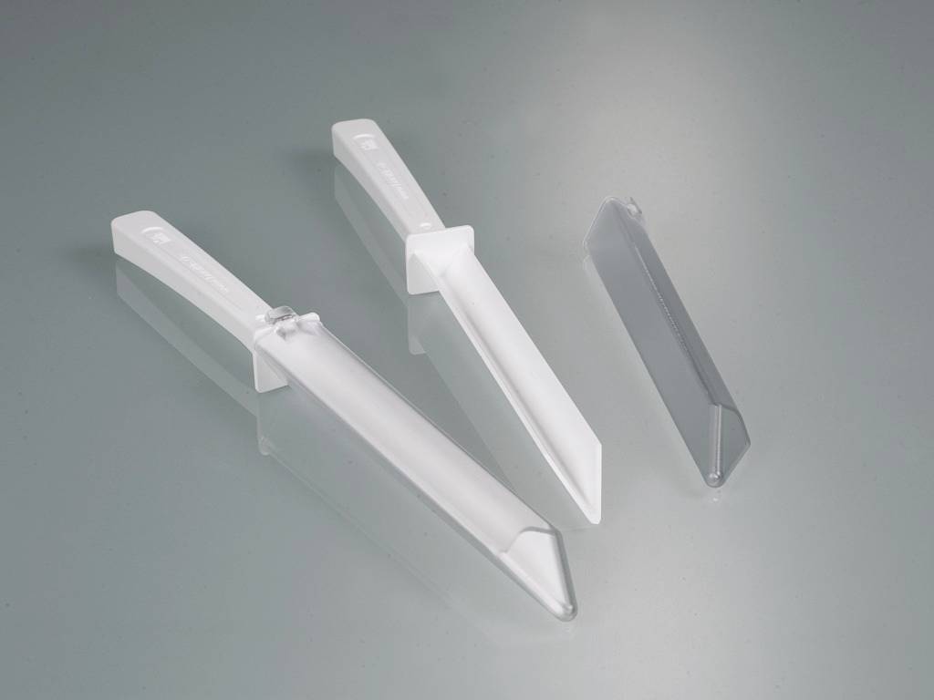 [6265036] LaboPlast spatula, single-use, PS, white, 268 mm