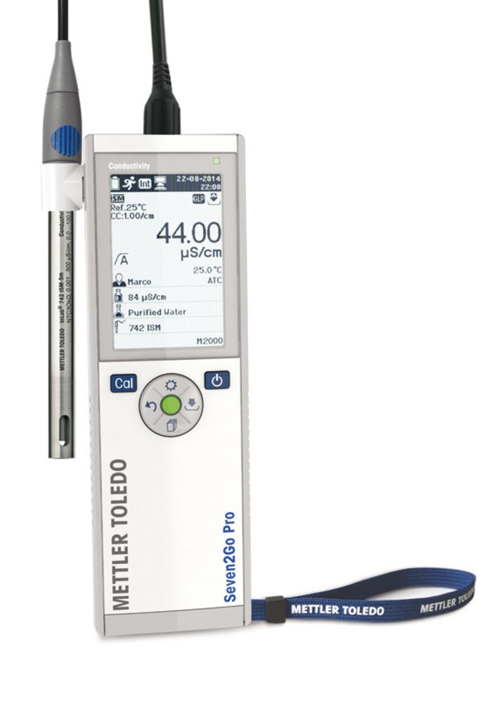 [6265255] Konduktivitetsmätare, Mettler-Toledo Seven2Go Pro S7-Std-Kit, med elektrod