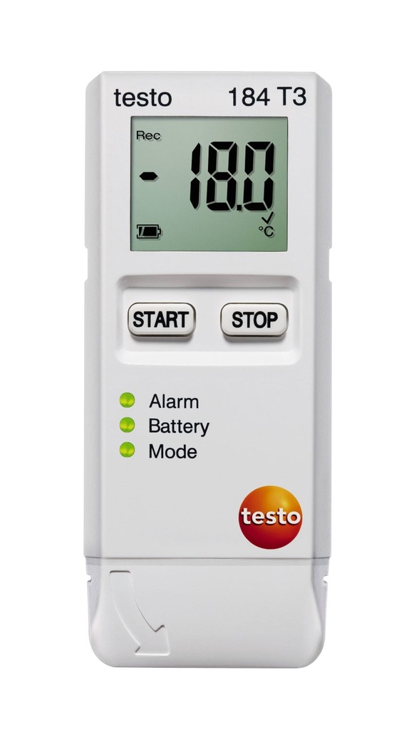 Testo 184 T3 USB-datalogger, temp.: -35 till 70°C