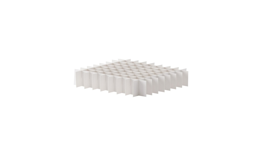Rutnätsinsats, TENAK, 133 x 133 mm, 22 mm hög, 9 x 9