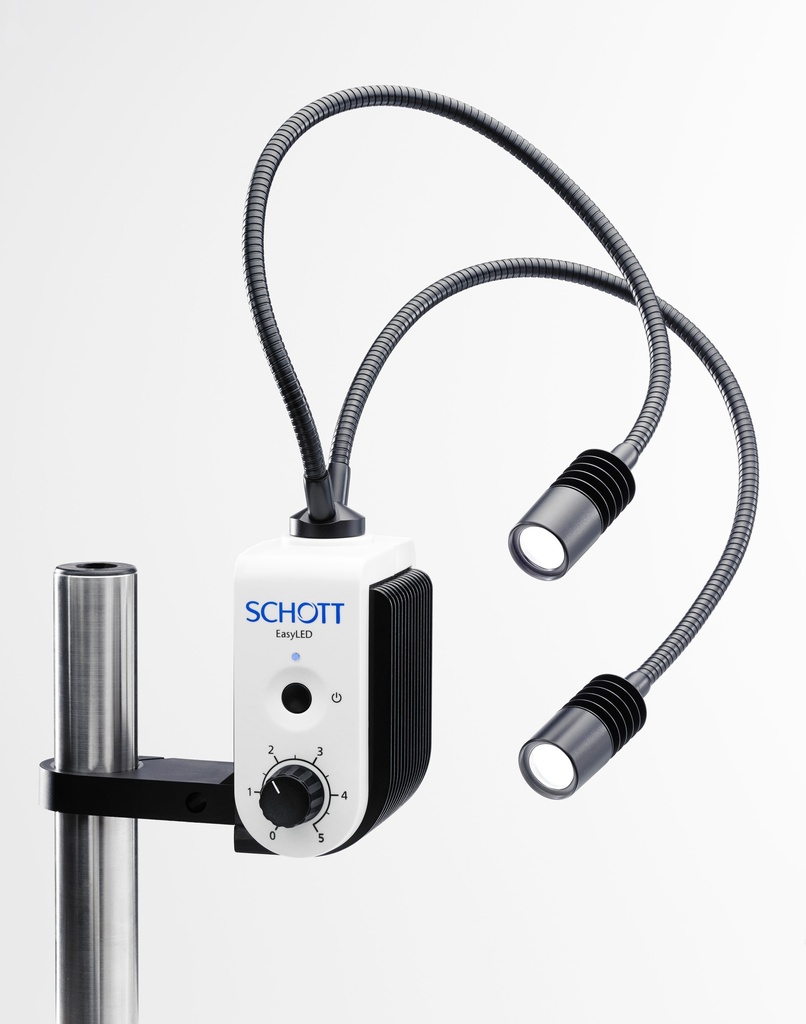 Svanhalsar, dubbel, SCHOTT EasyLED komplett system