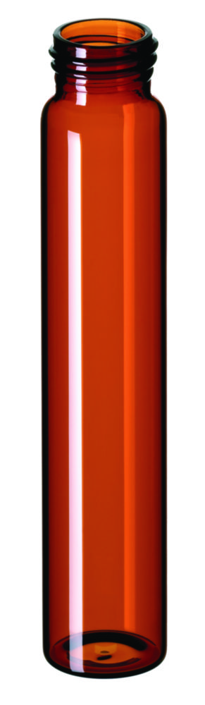 Vialer m. gänga, LLG, N 24 EPA, 60 mL, brun