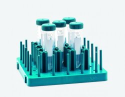 Hållare t. centrifugrör 15 ml, ABS, 5 x 10 platser