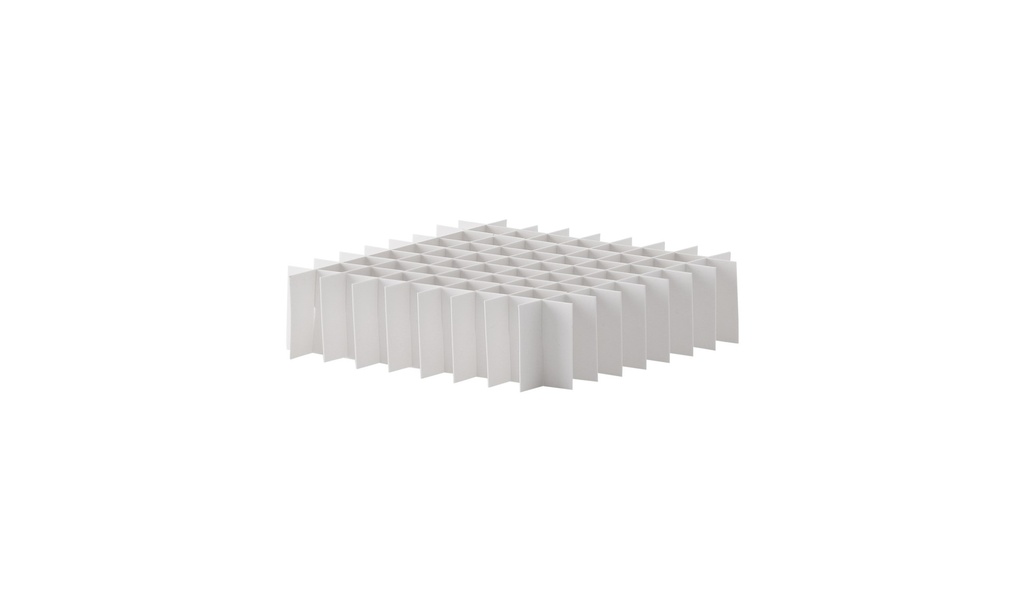 [1522106] Rutnätsinsats, TENAK, 133 x 133 mm, 30 mm hög, 7 x 7