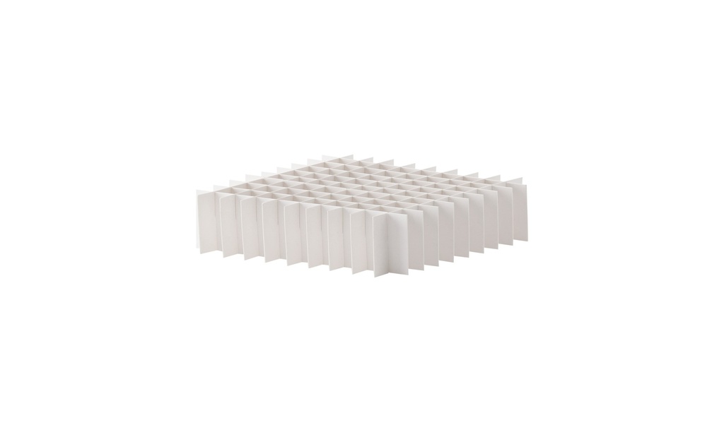 Rutnätsinsats, TENAK, 133 x 133 mm, 30 mm hög, 10 x 10