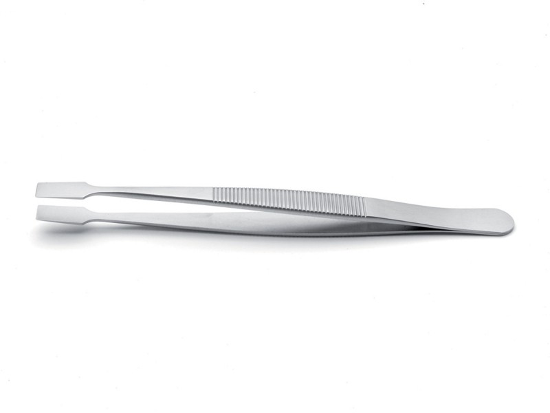 Pincett, precisions-,34A.SA,glatt,flat spets,120mm