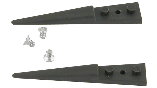 Utbytesset med 2 fiberspetsar i kol, 40 mm
