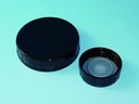 [6272535] Skruvlock, svart, PPN, m/PE packning, DIN 45