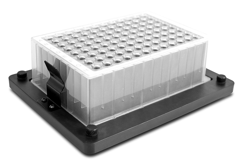Block till 1 Axygen® deep-well-platta, 96/2000 µl