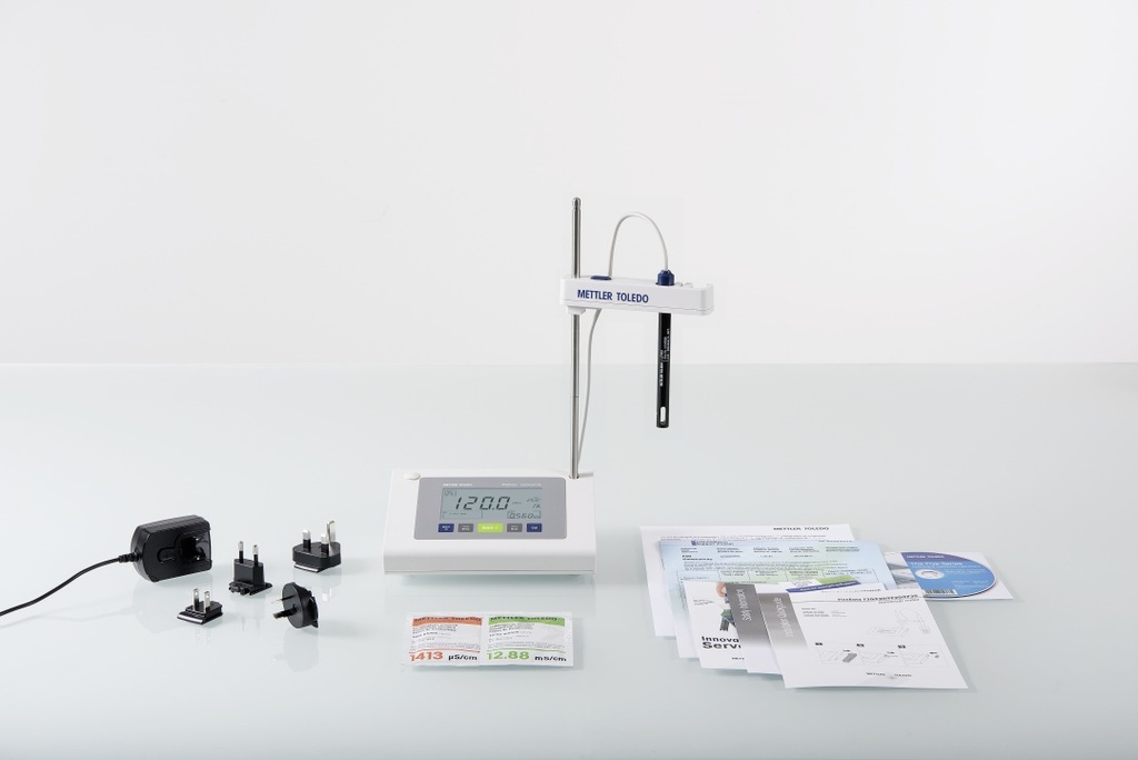 Konduktivitetsmätare, Mettler-Toledo FiveEasy F30-Std-Kit, med elektrod