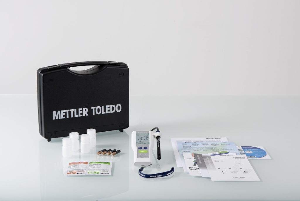 [6280117] Konduktivitetsmätare, Mettler-Toledo FiveGo F3-Field-Kit, med väska och elektrod