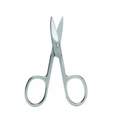 Medicinsk sax, Inox, 9 cm, runda blad