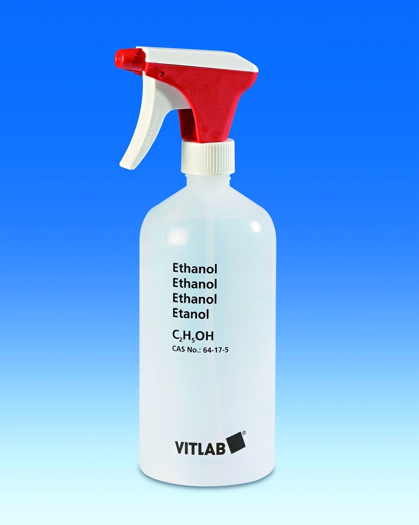 Sprutflaska, PE-LD, etanol, GL32, 1000 ml
