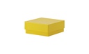 [1522764] Kryobox, TENAK, 133 x 133 x 50 mm, PP-belagd kartong, utan rutnät, gul