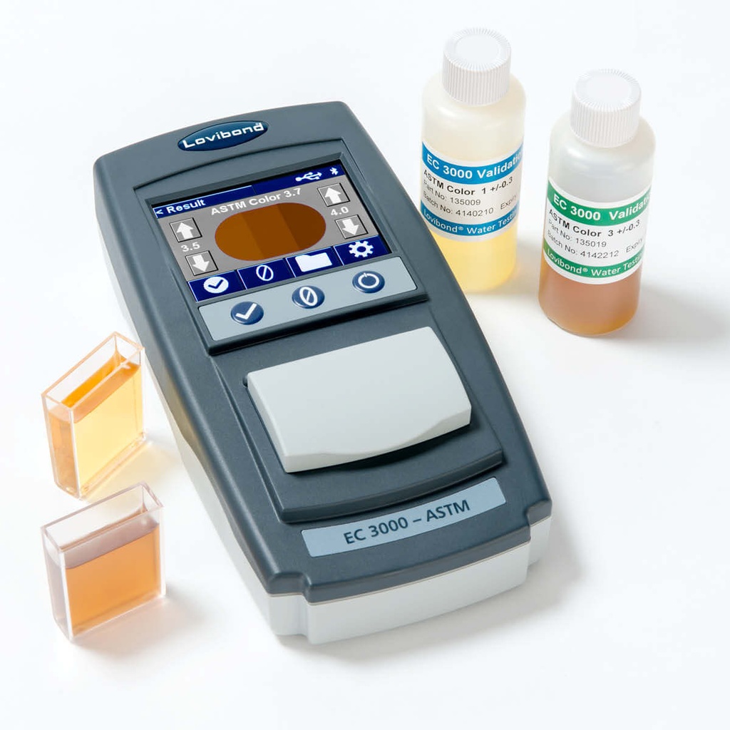Färgmätare, kolorimeter, Lovibond EComparator EC 3000, ASTM 0-8
