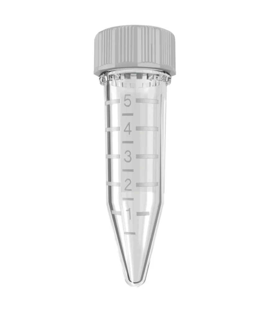 Eppendorfrör med skruvlock, 5,0 ml